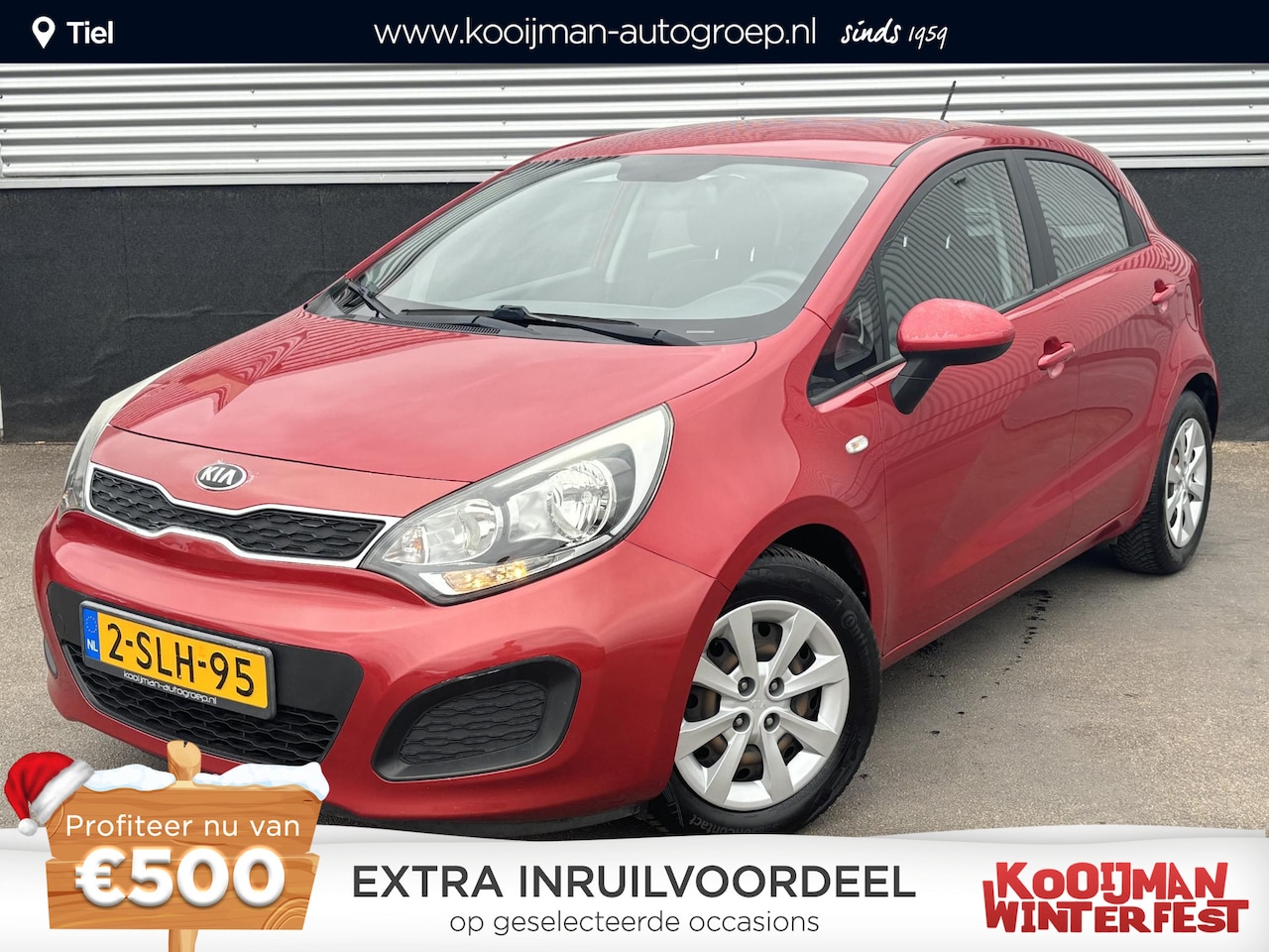 Kia Rio - 1.2 CVVT Comfort Pack Airco, 5-deurs, Nieuw geleverd en onderhouden, Centrale deurvergrend - AutoWereld.nl