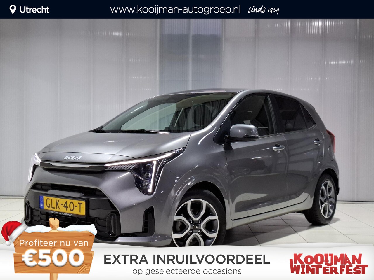 Kia Picanto - 1.0 DPI ExecutiveLine Stoel en Stuur verwarming, Apple Carplay/Android Auto, Navigatie, Ca - AutoWereld.nl