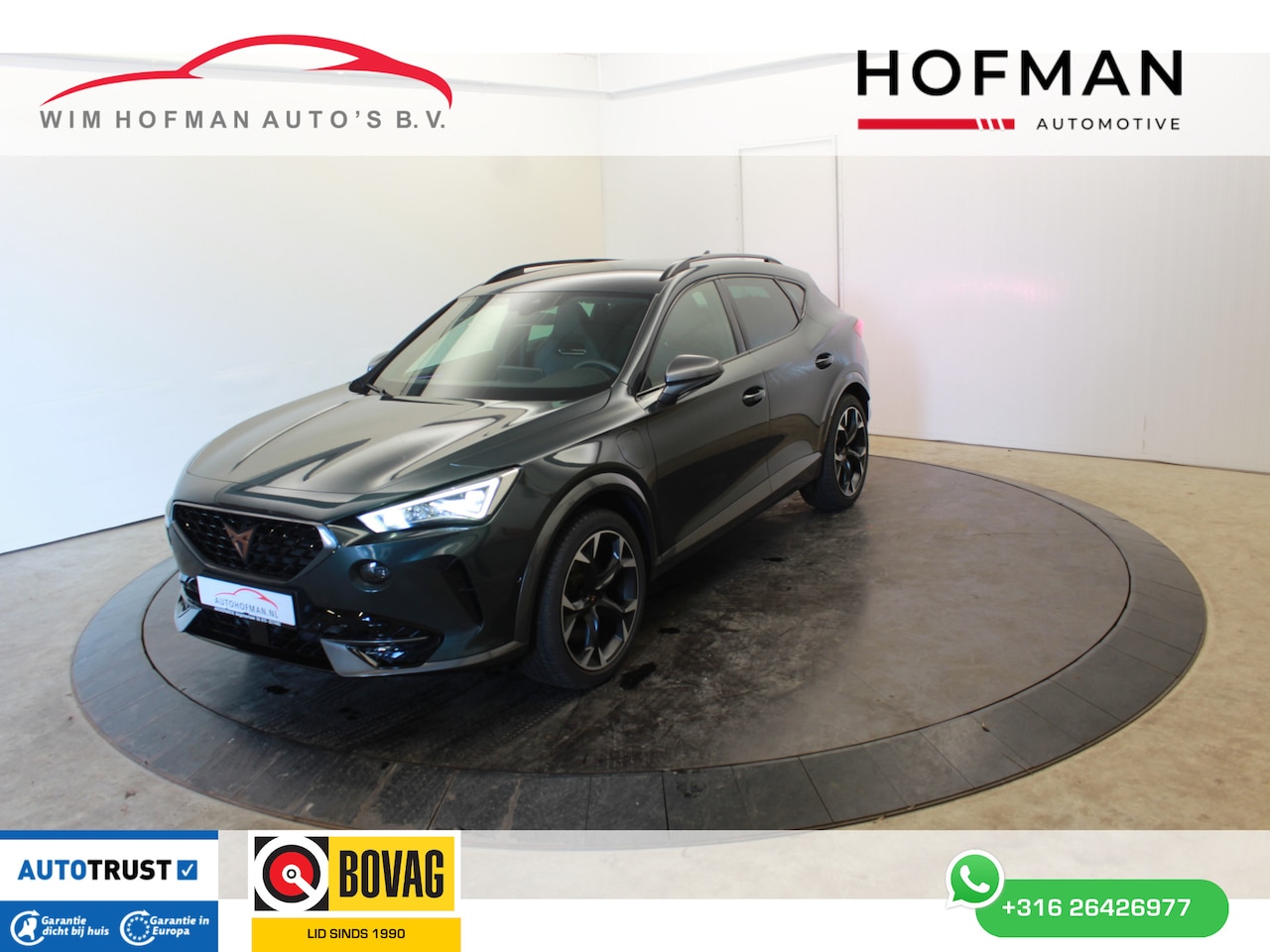 CUPRA Formentor - 1.4 e-Hybrid VZ PHEV 245Pk Cupraknop EL aKlep MemSeats Winterpack Virtual Performance - AutoWereld.nl