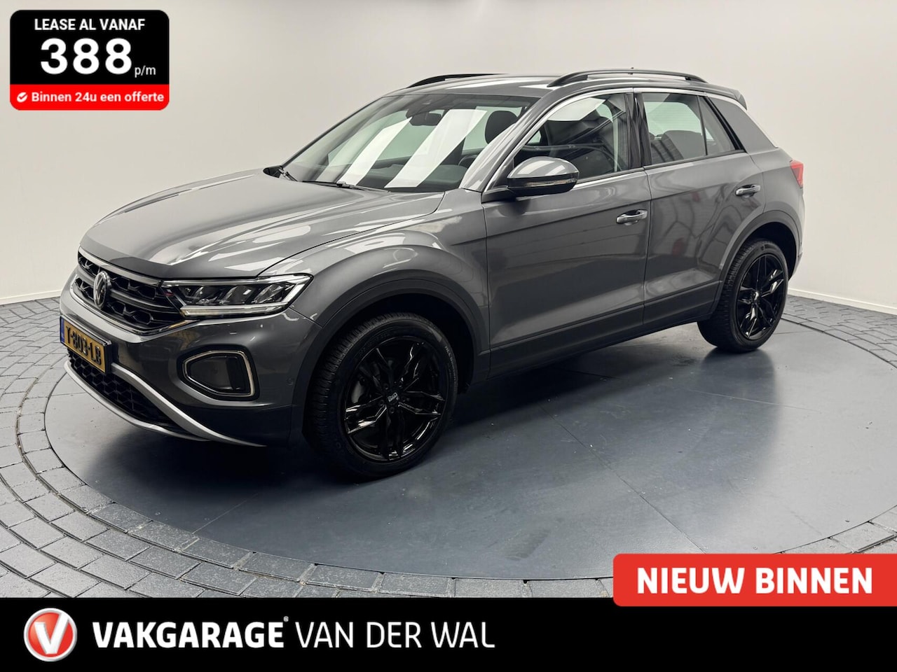 Volkswagen T-Roc - 1.0 TSi Style Navigatie-Adapt.Cr.contr-Clima-Carplay-Camera-Stoelverwarming-LED-Parkeersen - AutoWereld.nl