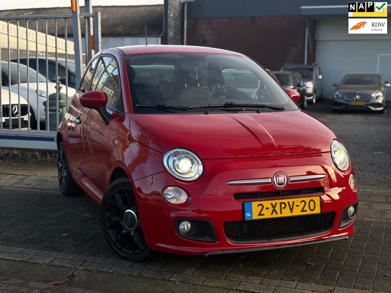 Fiat 500 - 0.9 TwinAir Turbo 500S | Xenon | Virtual Cockpit | 16” LMV | Half leder | Navigatie | - AutoWereld.nl