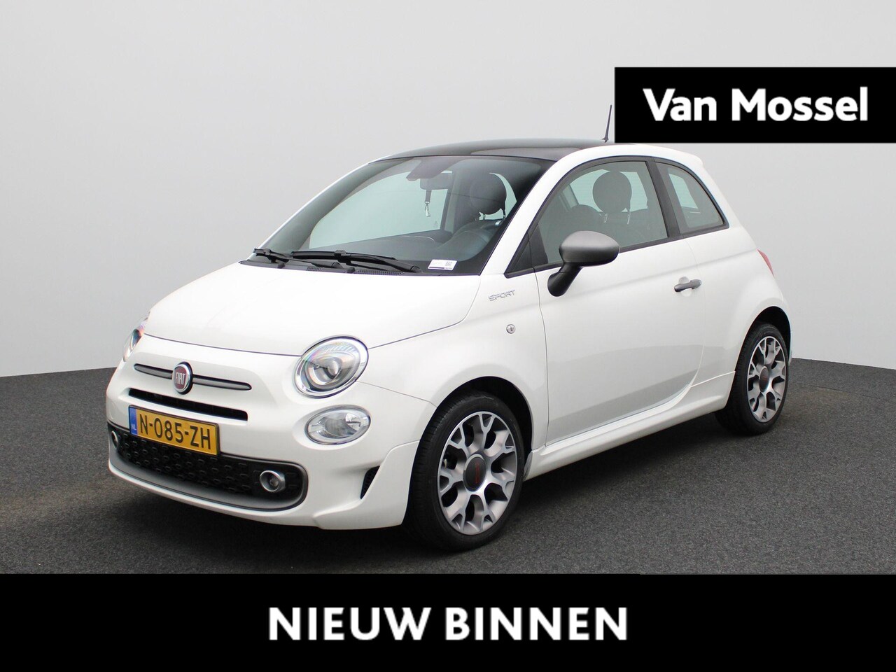 Fiat 500 - 1.0 Hybrid Sport | HALF LEDER | APPLE CARPLAY | BLUETOOTH | CLIMATE CONTROL | - AutoWereld.nl