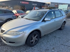 Mazda 6 Sportbreak - 1.8i Touring 232 Km-Benzine -Trekhaak-Stationwagen-Combi-5. deuren-Grijs.