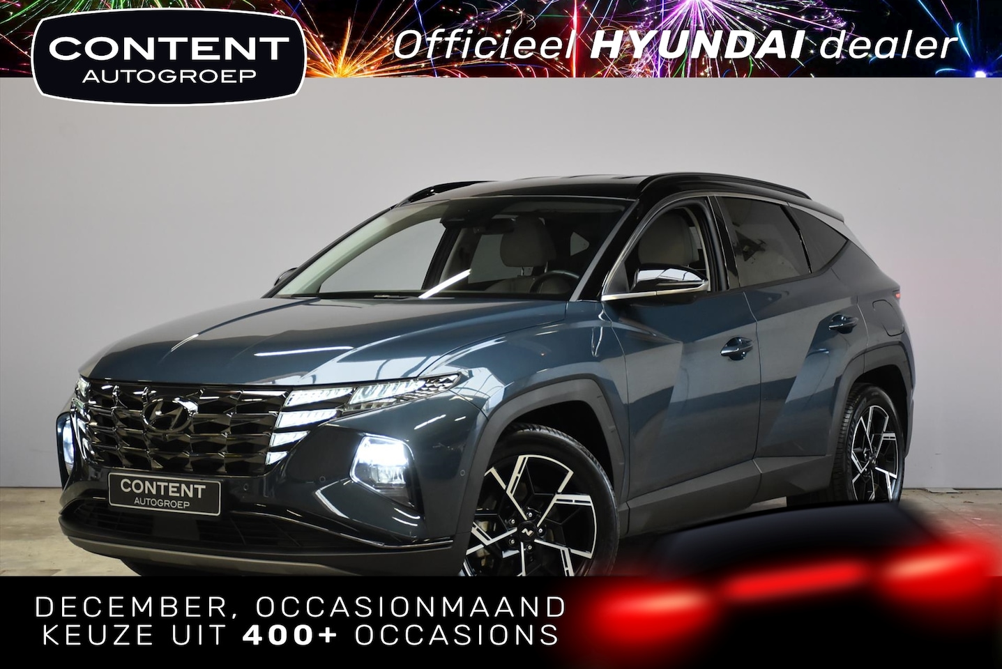 Hyundai Tucson - 1.6 T-GDi PHEV Plug-In AWD Aut. Premium | Beige Leder! - AutoWereld.nl