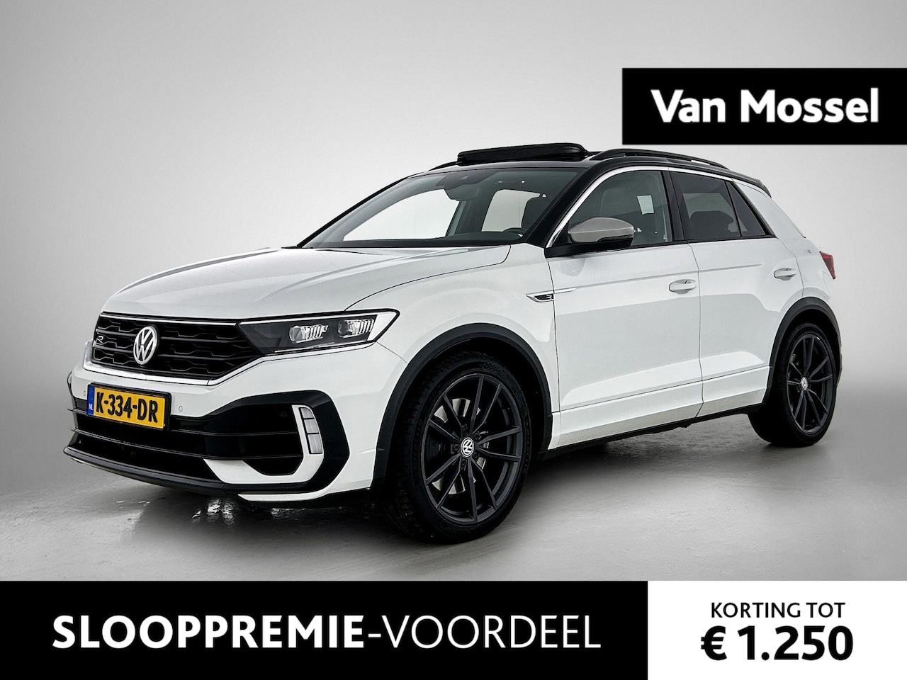 Volkswagen T-Roc - 2.0 TSI 4Motion R | 300 PK | PANORAMADAK | ACHTERUITRIJCAMERA | ELEKTRISCHE ACHTERKLEP | S - AutoWereld.nl