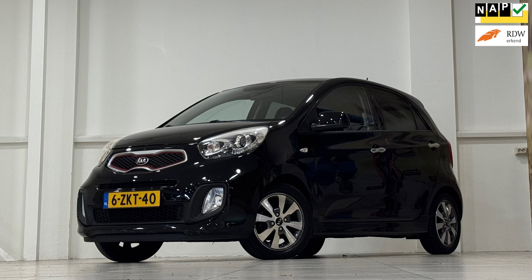 Kia Picanto - 1.0i CVVT X-treme 1e Eigenaar Lerenbekleding Lm velgen Mooi! - AutoWereld.nl