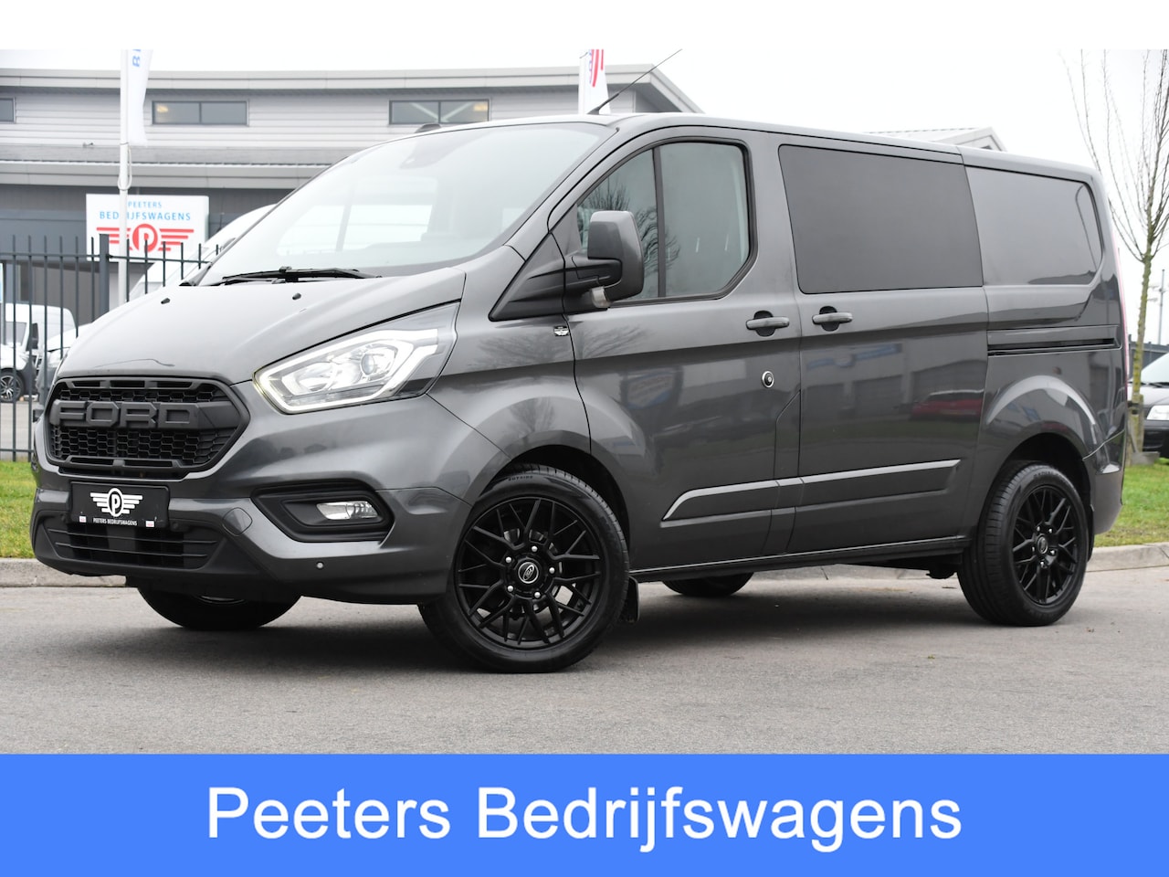 Ford Transit Custom - 300 2.0 TDCI L1H1 Limited DC Raptor Edition Camera, Cruise, Carplay, 2 x Schuifdeur, LED, - AutoWereld.nl