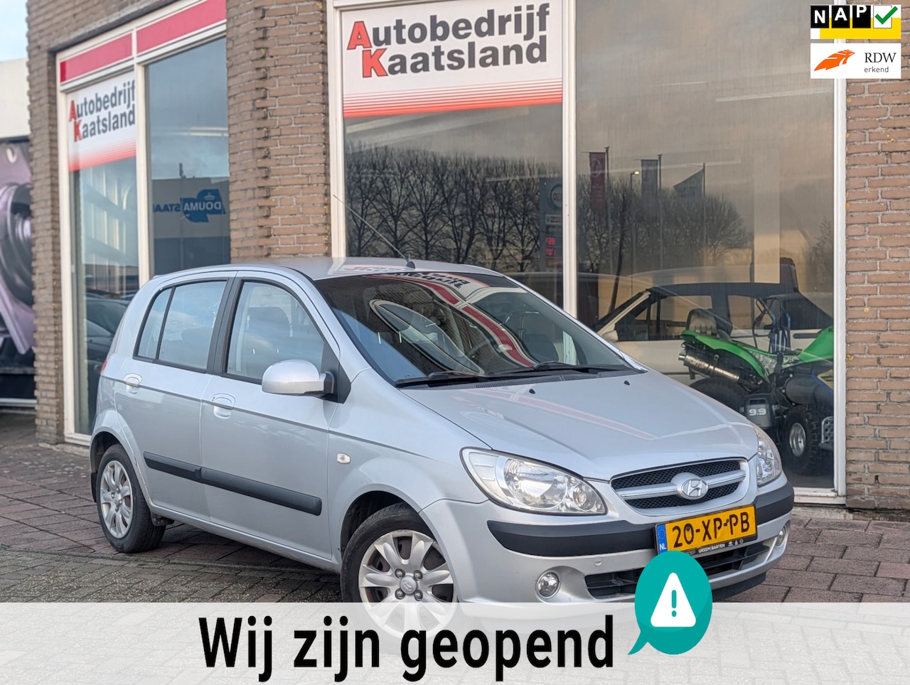 Hyundai Getz - 1.4i Active Joy - Export! - 5 drs - APK: 8-2026 - AutoWereld.nl
