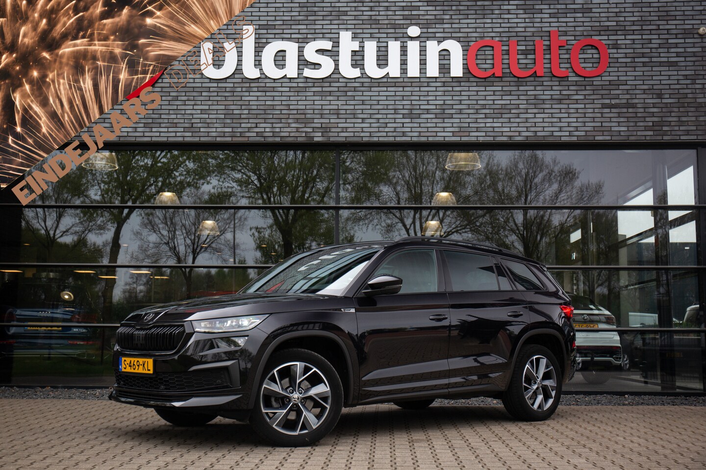 Skoda Kodiaq - 1.5 TSI Sportline Business 1.5 TSI Sportline Business , Trekhaak, Elektr. Stoelen, NAP, Blackline - AutoWereld.nl