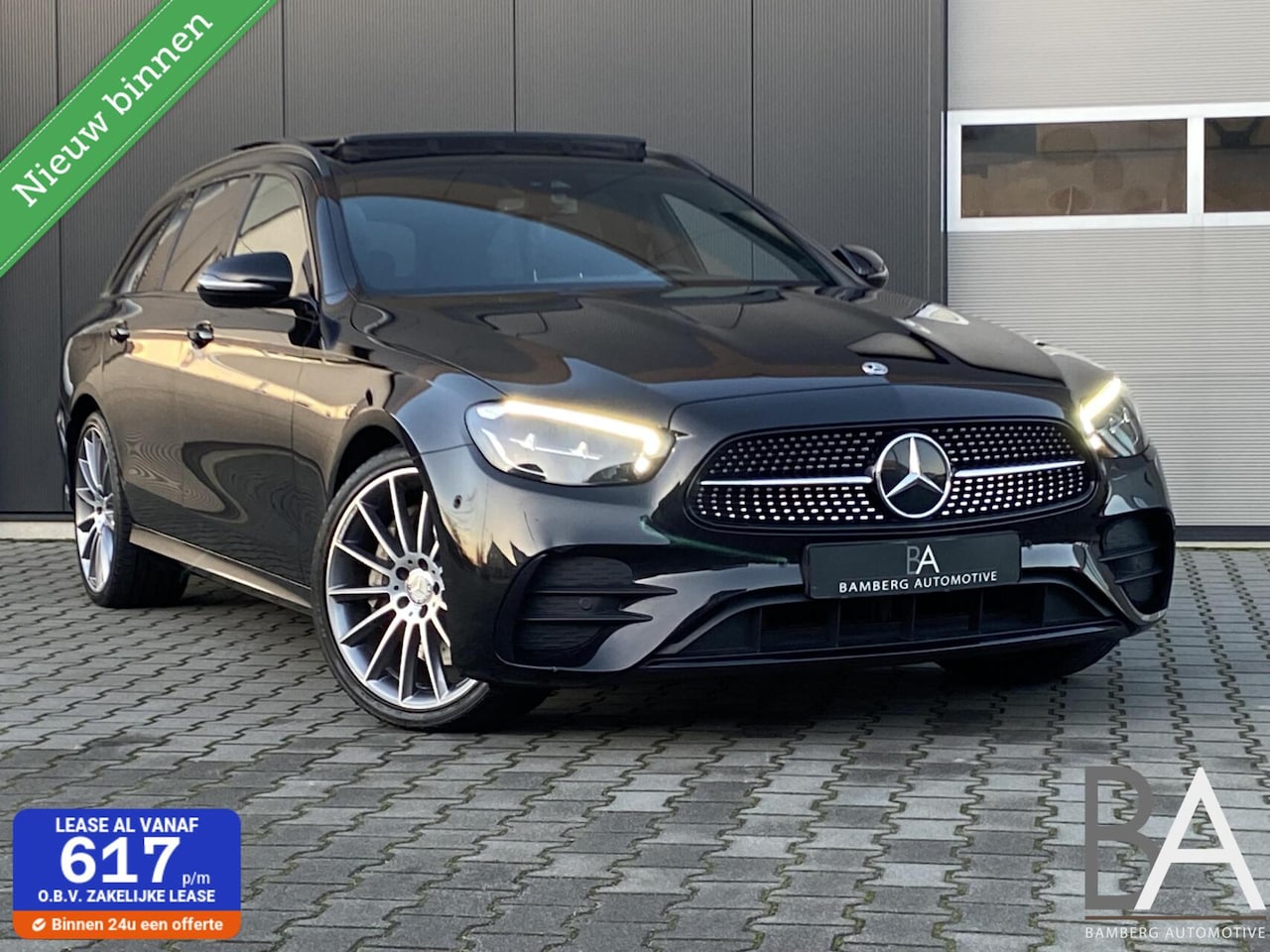 Mercedes-Benz E-klasse Estate - 300 e AMG pano|burmester|trekhaak - AutoWereld.nl