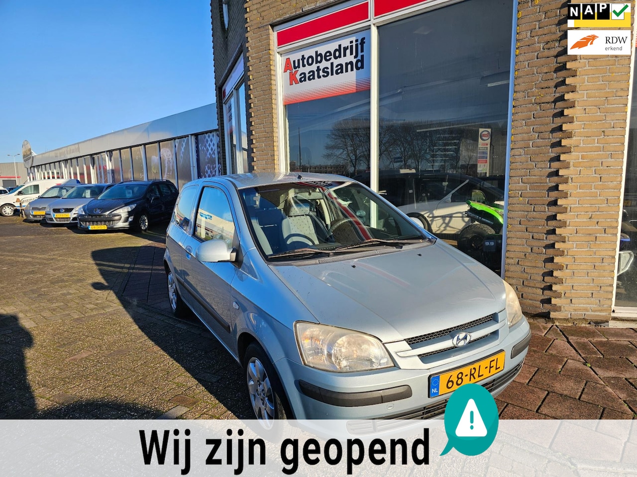 Hyundai Getz - 1.3i Active Cool - Airco - NIEUWE APK - - AutoWereld.nl