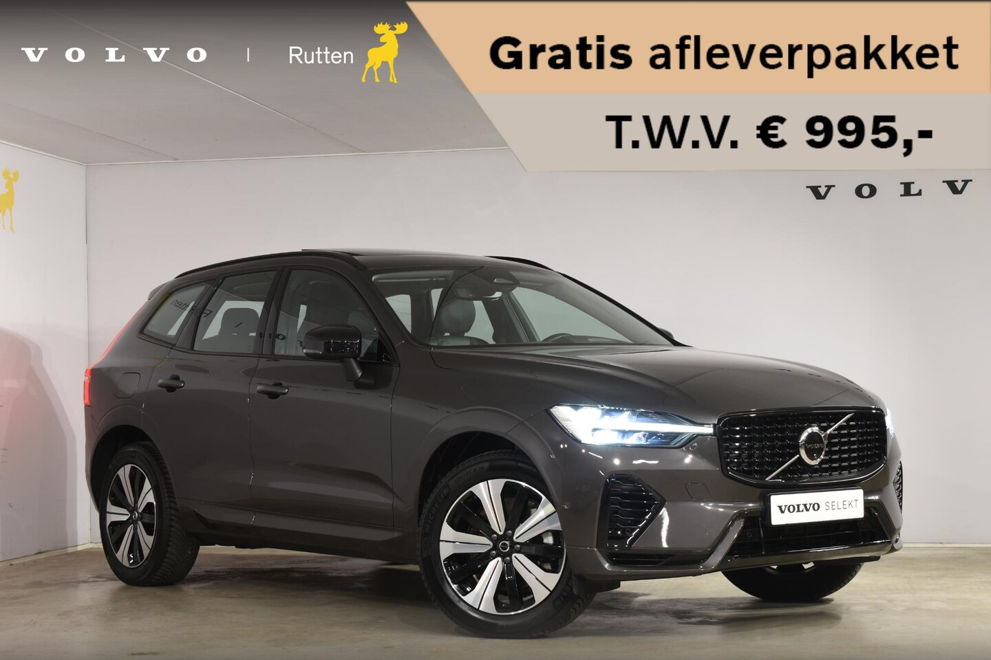 Volvo XC60 - T6 350PK Automaat Plug-in Hybrid AWD Plus Dark - AutoWereld.nl