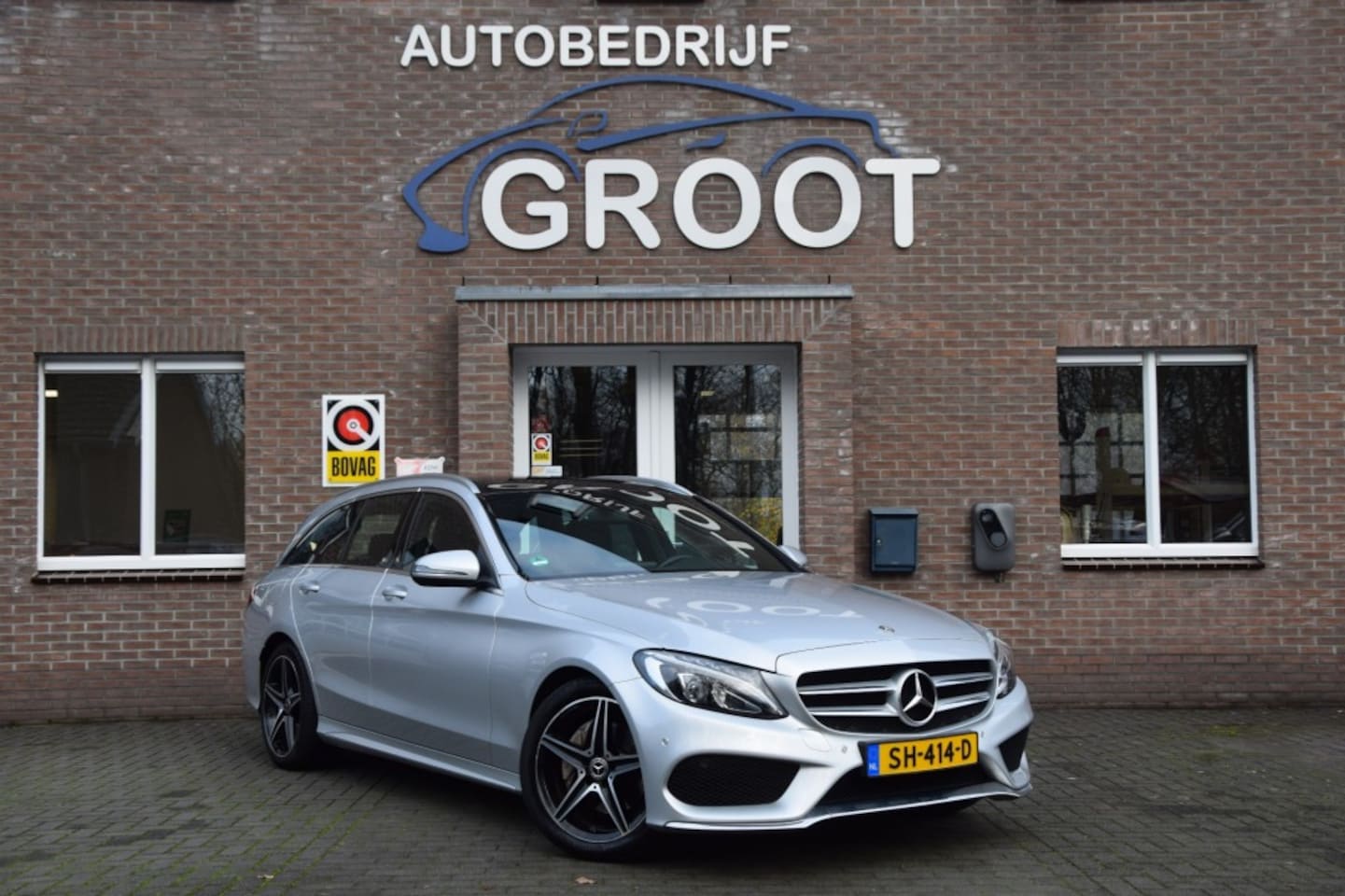 Mercedes-Benz C-klasse - 180 AMG Sport Edition Premium Plus BURMERSTER/CAMERA - AutoWereld.nl