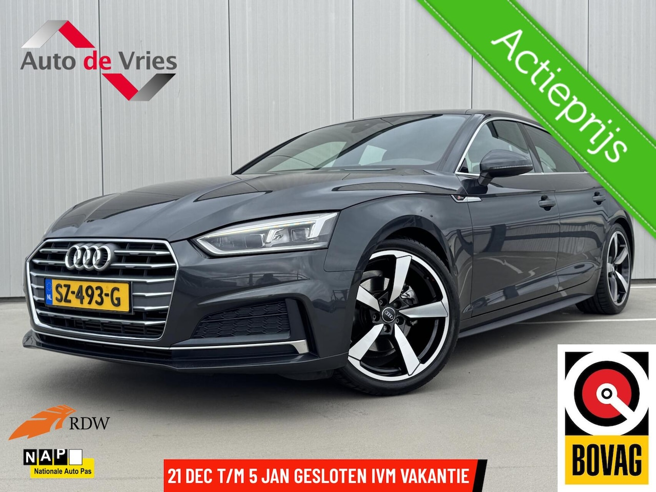 Audi A5 Sportback - 2.0 TFSI MHEV Sport S-line Edition|NL-Auto - AutoWereld.nl