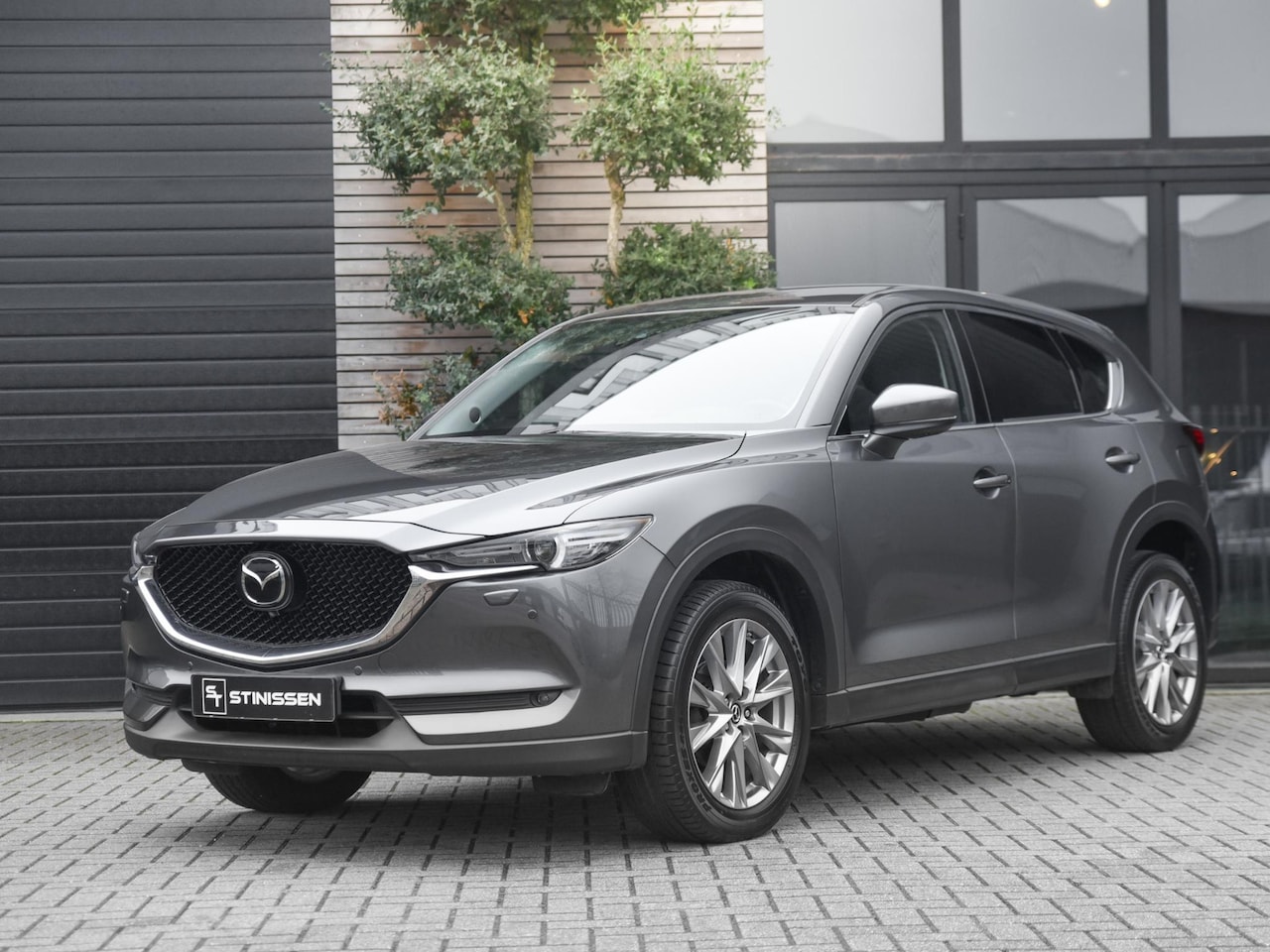 Mazda CX-5 - 2.5 4WD SkyActiv-G 194 Sport Line Leer, Adaptive cruise control, Bose, 19 inch Velgen - AutoWereld.nl