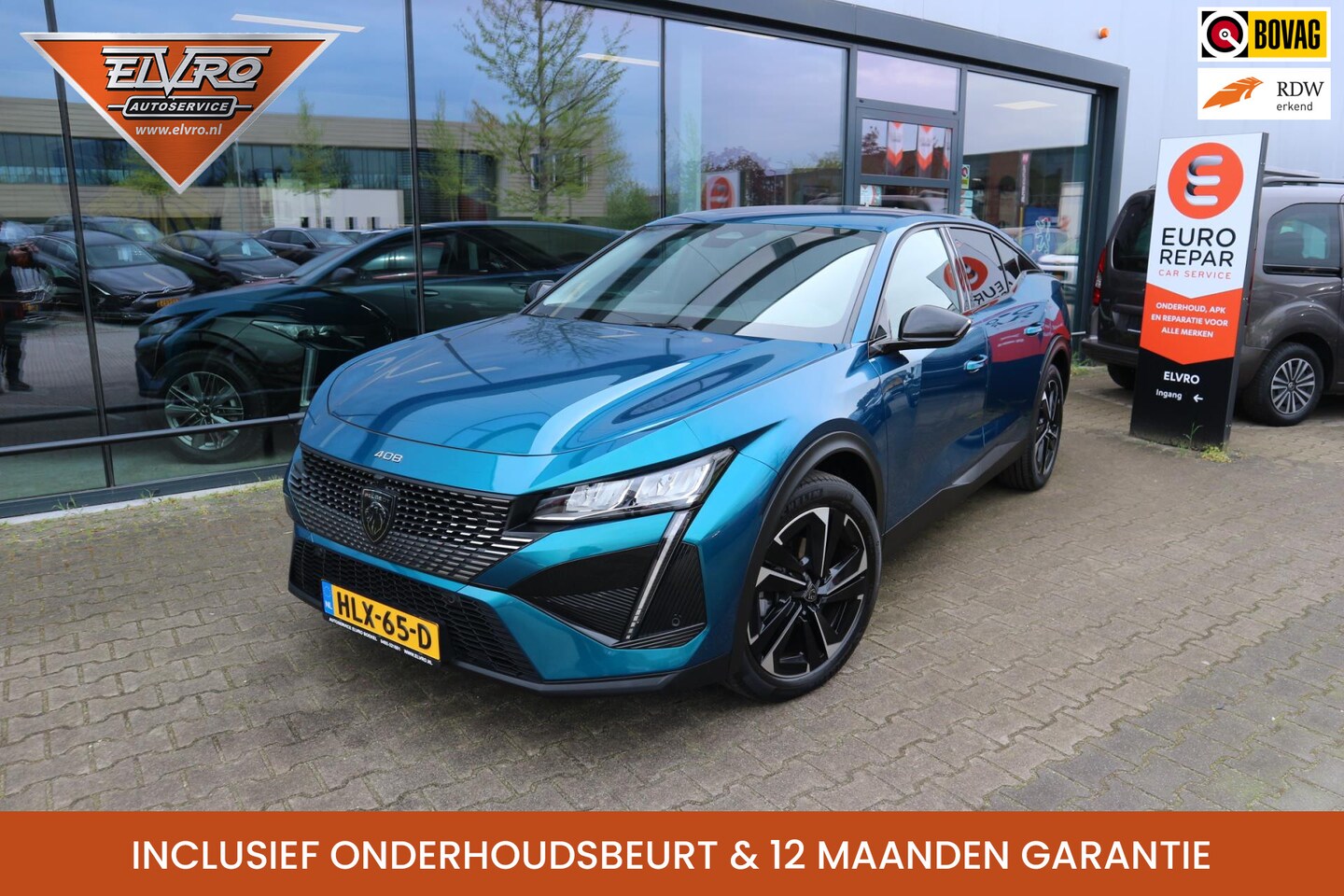 Peugeot 408 - 1.2 PureTech Allure 130PK AUTOMAAT NAVI 360CAMERA STOEL/STUUR/VOORRUIT VERW PDC V+A KEYLES - AutoWereld.nl