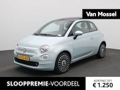 Fiat 500 - 1.0 Hybrid Launch Edition | LMV | SCHUIFDAK | Parkeer sensoren | Half leder | Cruise contr
