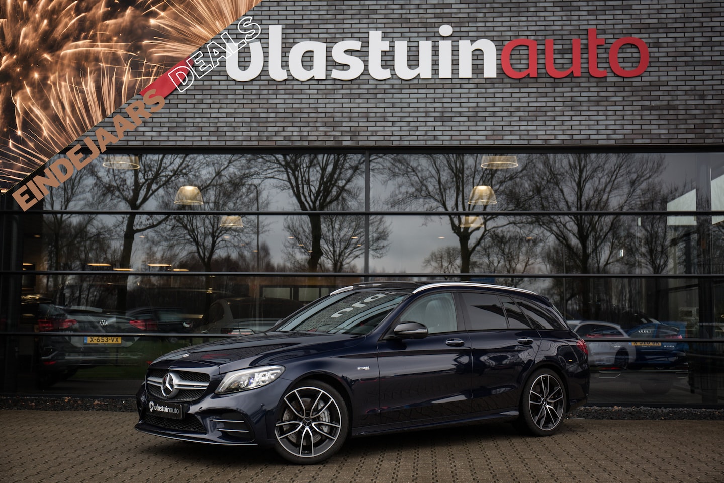 Mercedes-Benz C-klasse Estate - AMG 43 4MATIC Premium Plus Pack , Dealer onderhouden! Panoramadak, Adaptive cruise, 3D cam - AutoWereld.nl