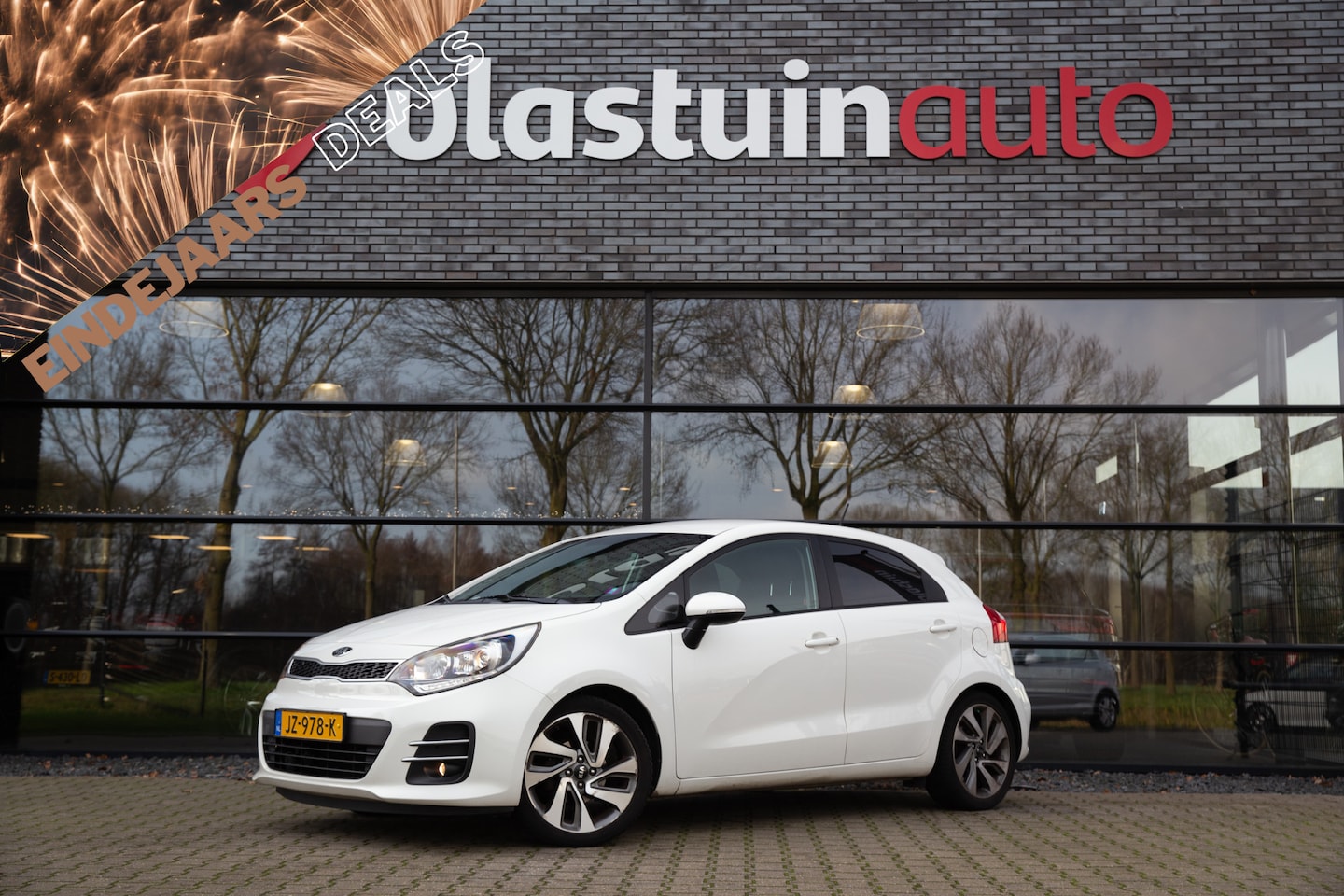 Kia Rio - 1.2 CVVT ExecutiveLine 1.2 CVVT ExecutiveLine , Achteruitrijcamera, Stuur/stoelverwarming, - AutoWereld.nl