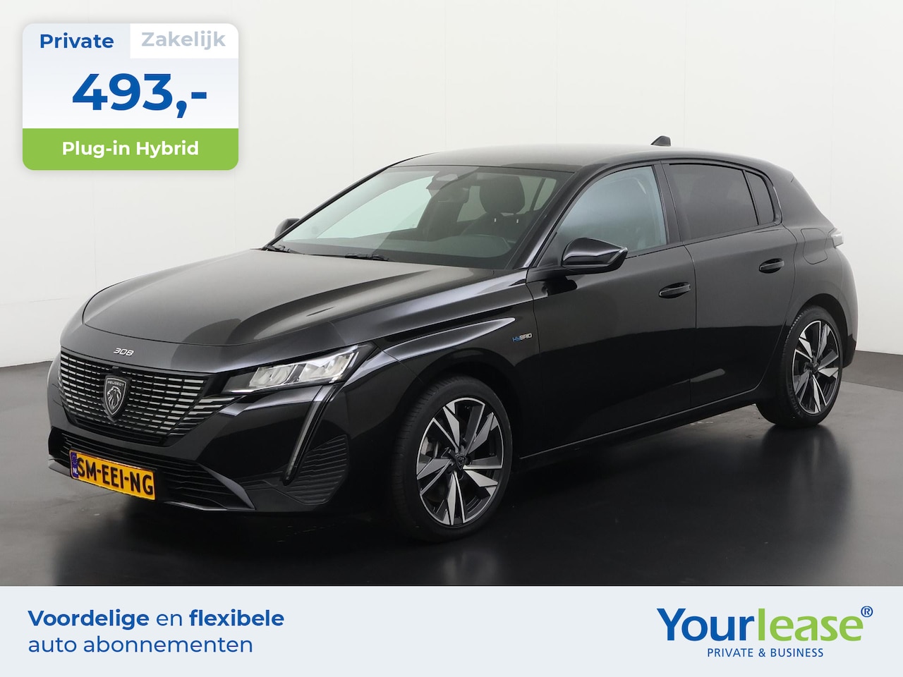 Peugeot 308 - 1.6 HYbrid 180 Allure Pack Business | All-in 493,- Private Lease | Direct uit voorraad - AutoWereld.nl