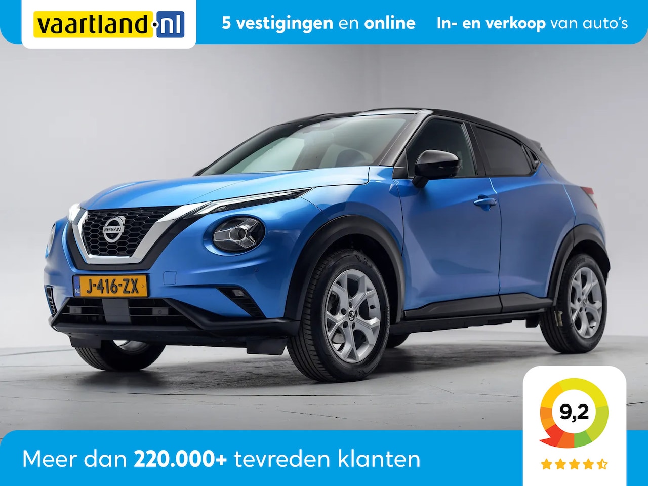 Nissan Juke - 1.0 DIG-T Tekna Aut. [ LED Navi Sportstoelen Stoelverwarming ] - AutoWereld.nl