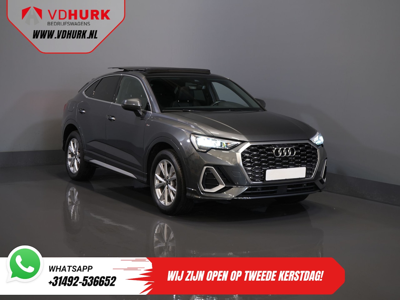 Audi Q3 Sportback - 45 TFSI E-Tron 245 pk S-Line Virtual Cockpit/ Pano/ Carplay/ Stoelverw./ PDC/ Trekhaak - AutoWereld.nl
