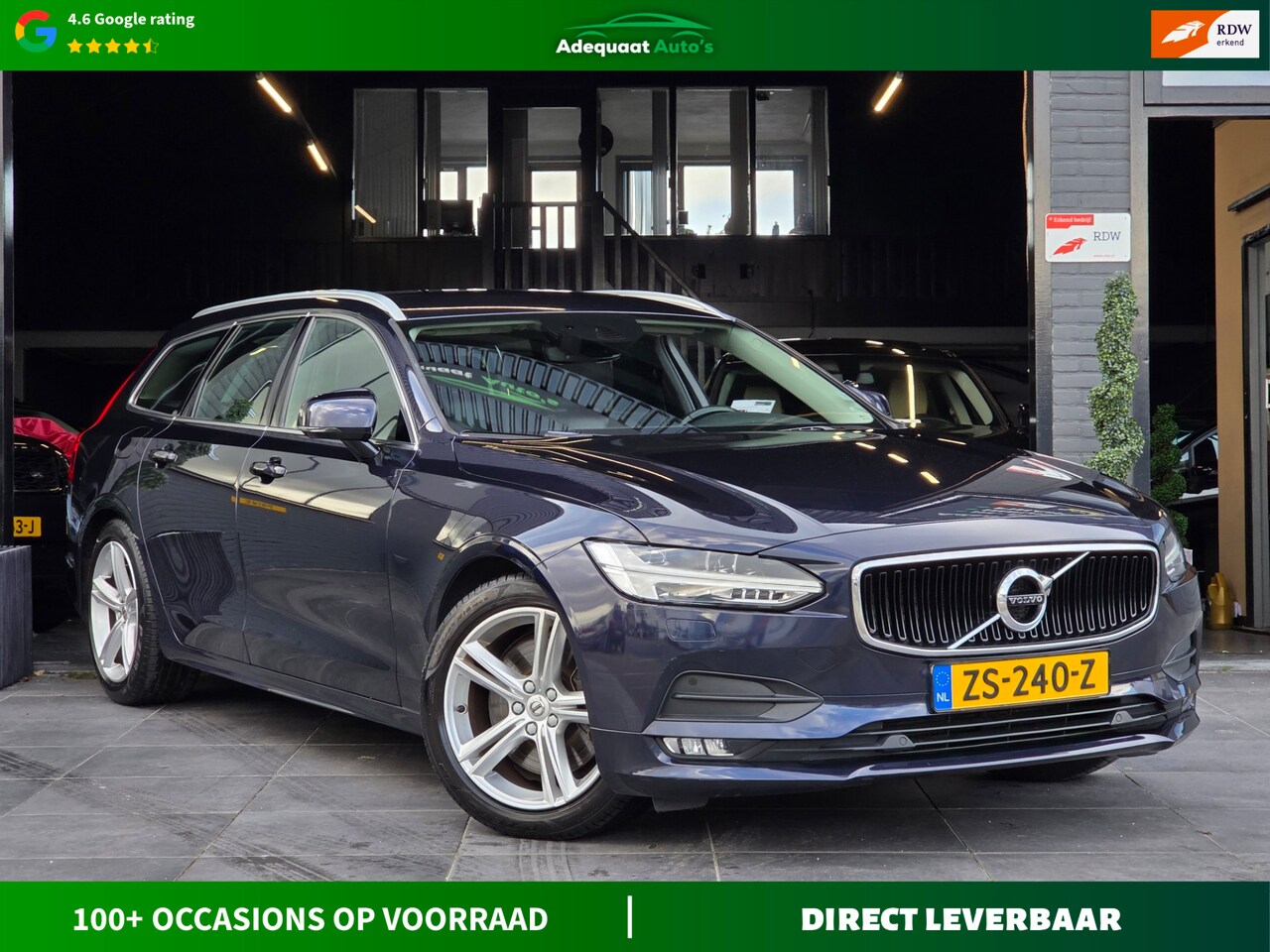 Volvo V90 - 2.0 T4 Inscription|Head Up|Camera|Carplay|DealerOH - AutoWereld.nl