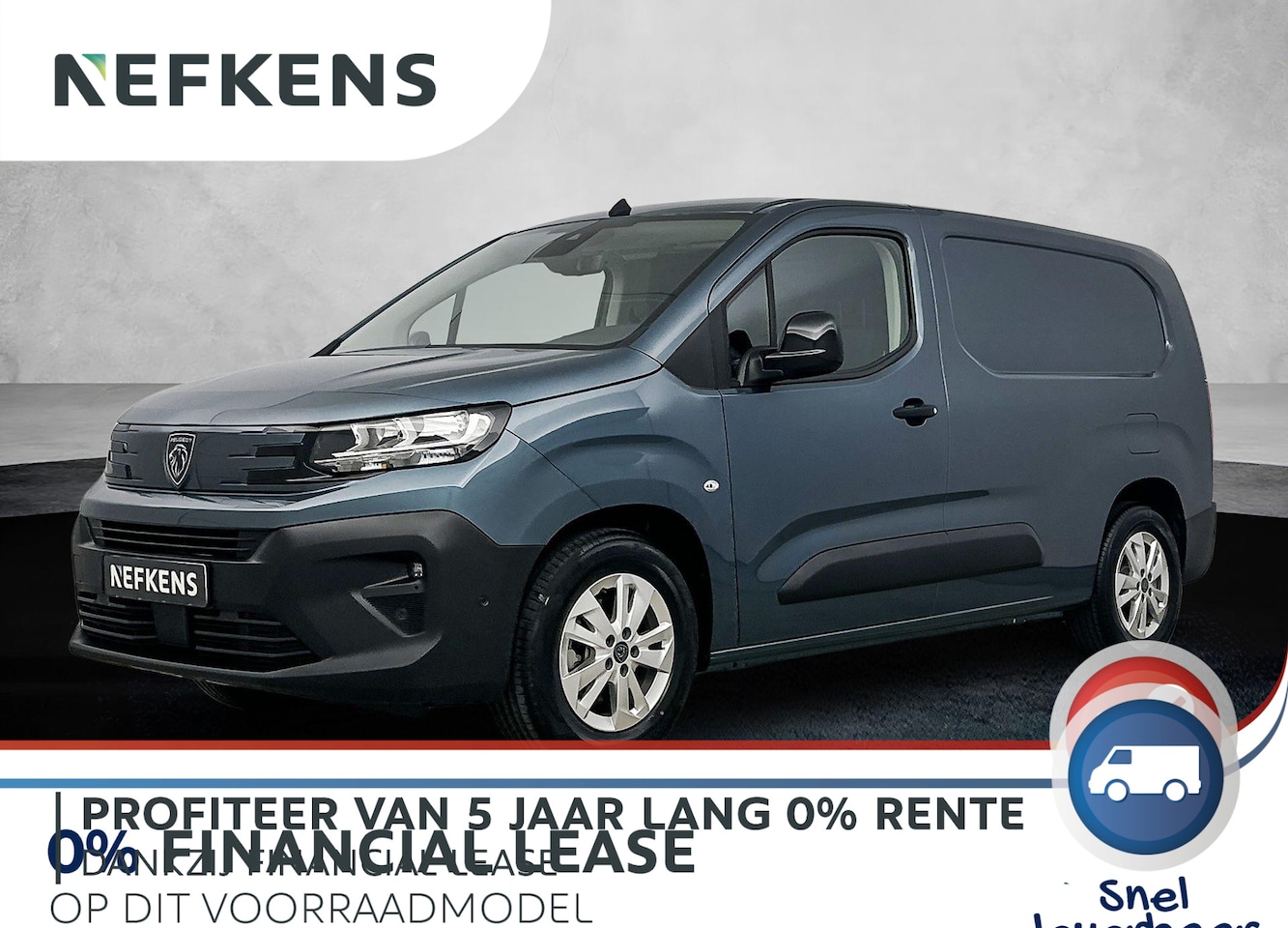 Peugeot e-Partner - 136 L2 50 kWh | 0% rente | Long | 3 Zitplaatsen | Laadruimte betimmering | Long | Navigati - AutoWereld.nl