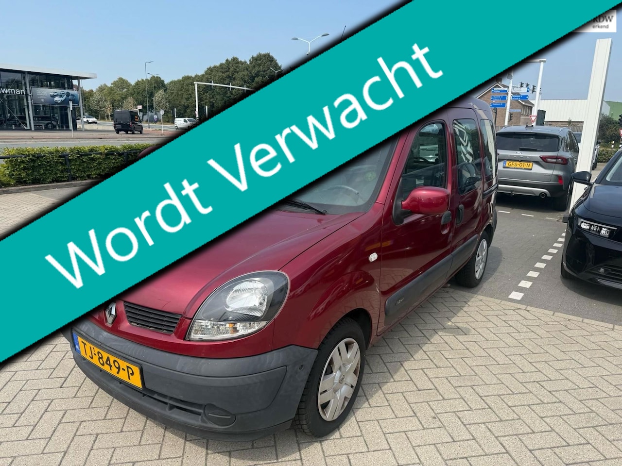 Renault Kangoo - 1.2-16V INVALIDEVERVOER Airco 61.000km 3-Persoons - AutoWereld.nl