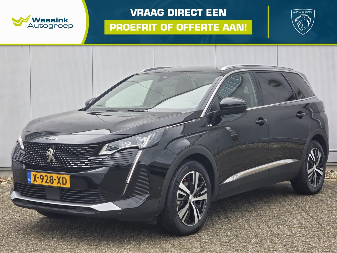 Peugeot 5008 - Hybrid 136pk GT Automaat 7 Persoons I Adaptieve Cruise I Camera V+A I Dodehoek Detectie I - AutoWereld.nl