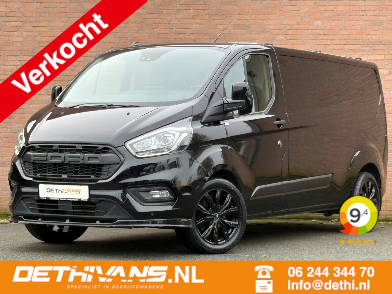 Ford Transit Custom - 2.0TDCI 170PK Lang Automaat Limited / Carplay / Camera / Euro6 - AutoWereld.nl