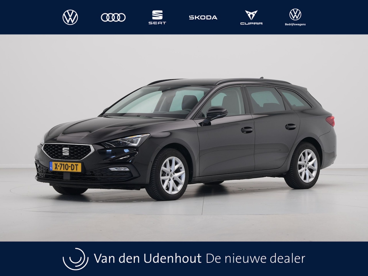 SEAT Leon Sportstourer - 1.0 eTSI 110pk DSG Style Business Intense Navigatie Clima Cruise Lm Velgen Carplay - AutoWereld.nl