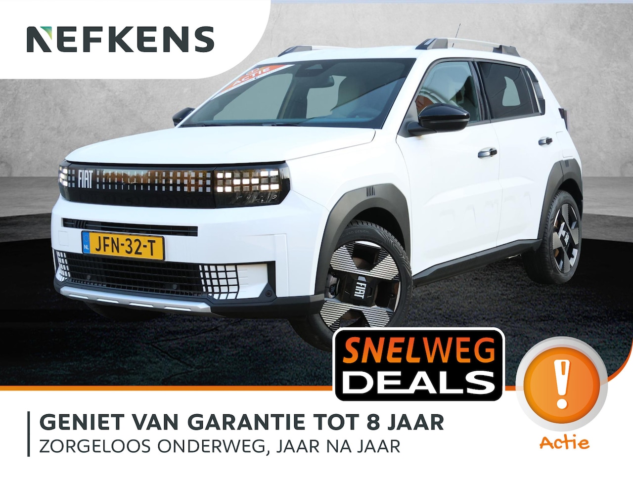 Fiat Grande Panda - La Prima 11 kW 44 kWh | All Season banden | Stoelverwarming | Stuurwielverwarming | Naviga - AutoWereld.nl