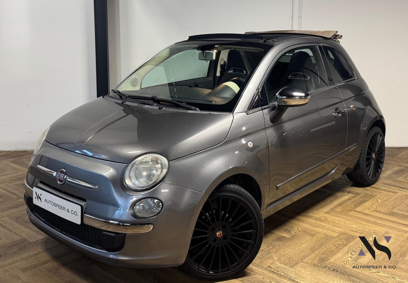 Fiat 500 C - 1.2 Lounge CABRIO PDC LEER - AutoWereld.nl