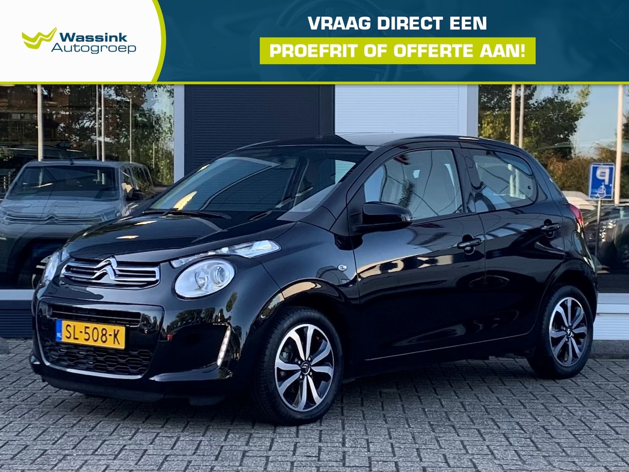 Citroën C1 - 1.0 VTI 68pk Automaat Shine 5-drs | Airconditioning | Parkeer camera | Bluetooth | LM-velg - AutoWereld.nl