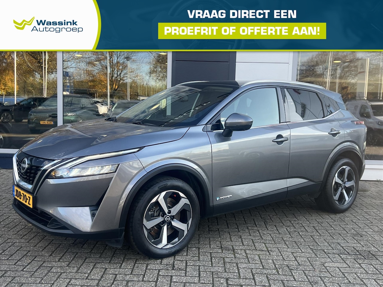 Nissan Qashqai - | E-power 190pk Business Design | Navigatie | Camera | Parkeersensoren | Climate Control | - AutoWereld.nl