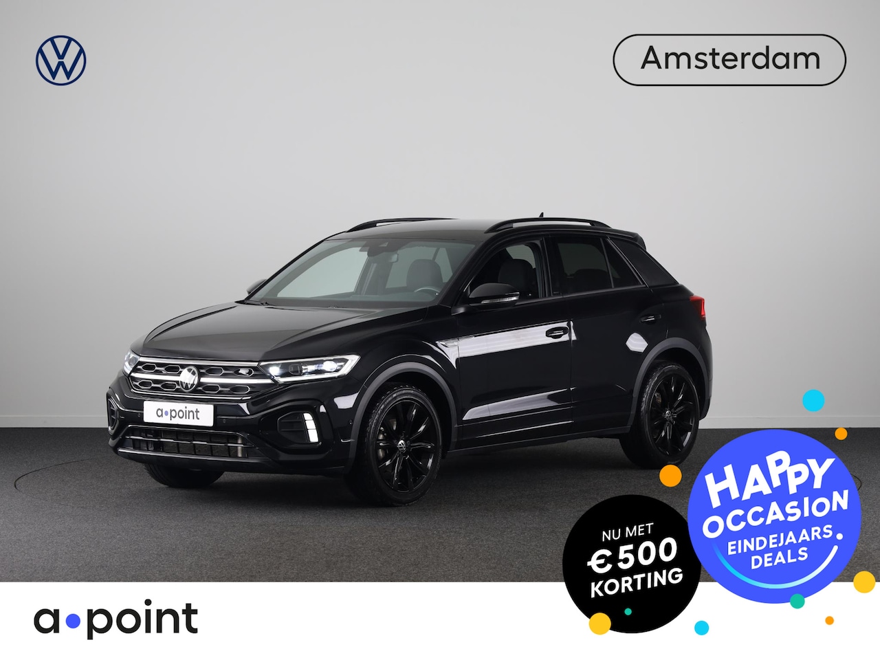 Volkswagen T-Roc - 1.5 TSI R-Line 150 PK DSG |Private lease vanaf € 699,- pm | Blackstyle | Trekhaak afneemba - AutoWereld.nl