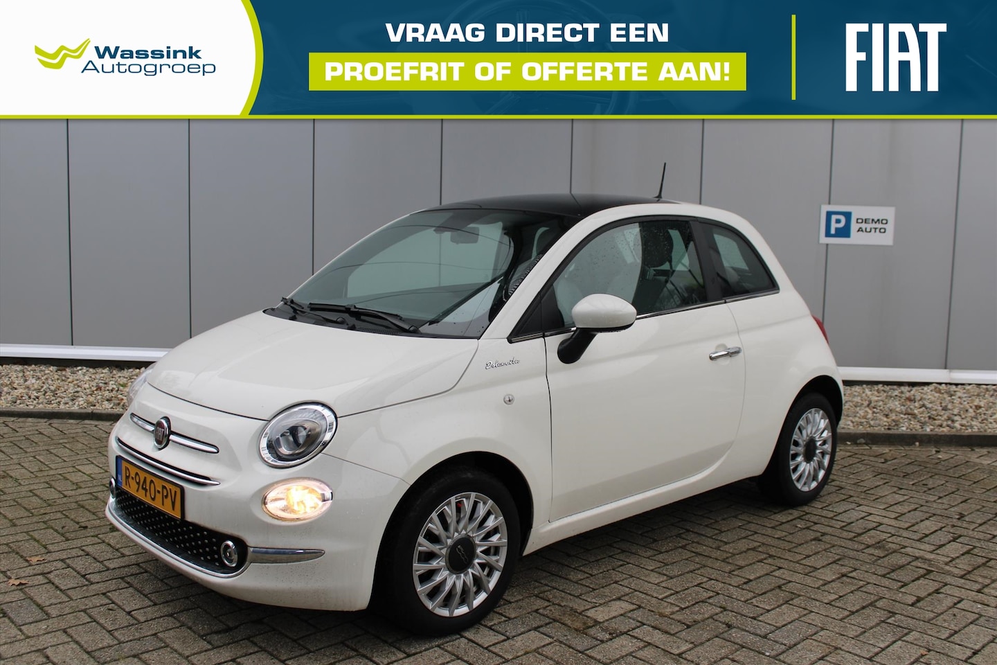 Fiat 500 - Hybrid Dolcevita I Airco I Panorama I Parkeersensoren Achter I DAB+ - AutoWereld.nl