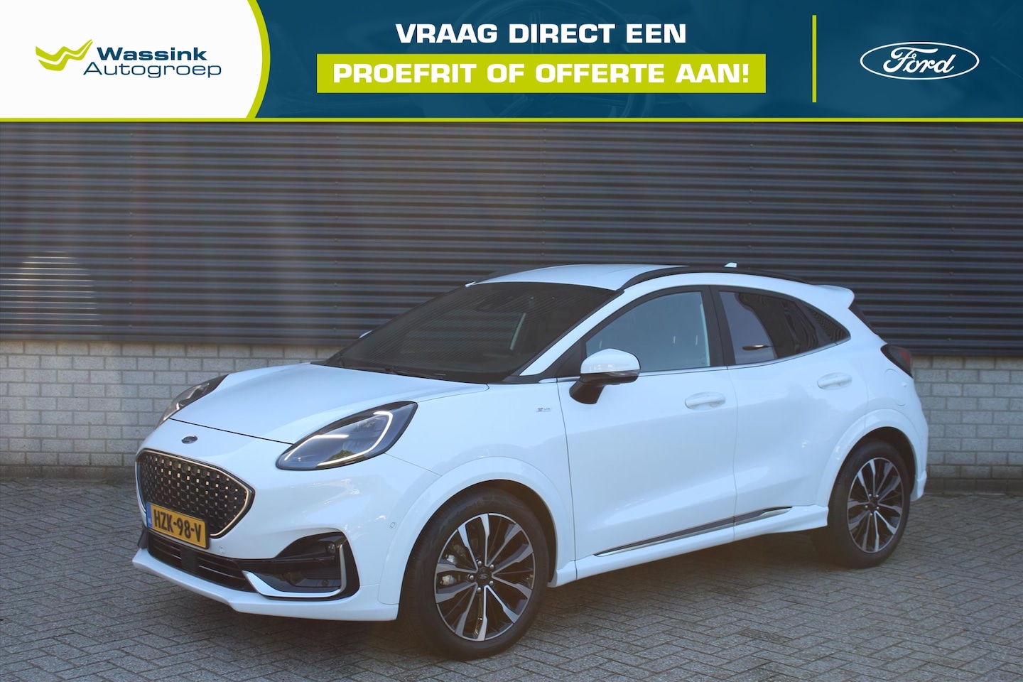 Ford Puma - I ST-Line Vignale Hybrid 125pk Automaat I Leren Bekleding I B&O Audio I Adaptive Cruise Co - AutoWereld.nl