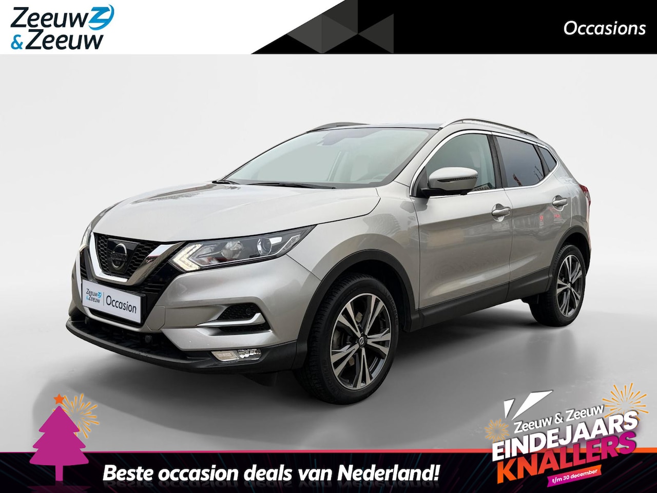 Nissan Qashqai - 1.2 N-Connecta | 1e Eigenaar | Dealer onderhouden | 360 Graden camera | Trekhaak | Super n - AutoWereld.nl