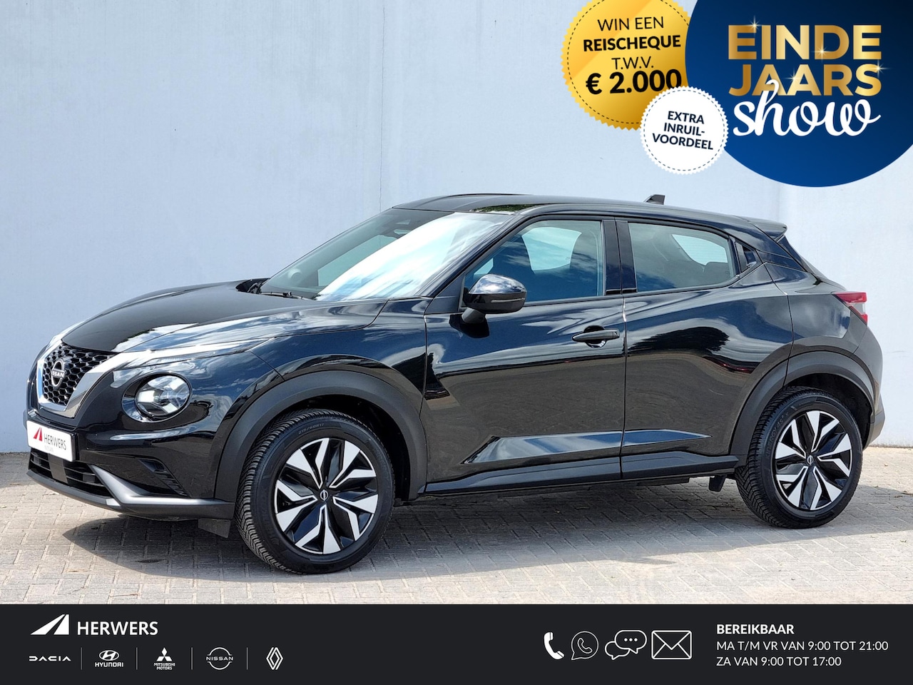 Nissan Juke - 1.0 DIG-T Acenta / All Season Banden / Navigatie / Camera / Cruise Control / Stoelverwarmi - AutoWereld.nl