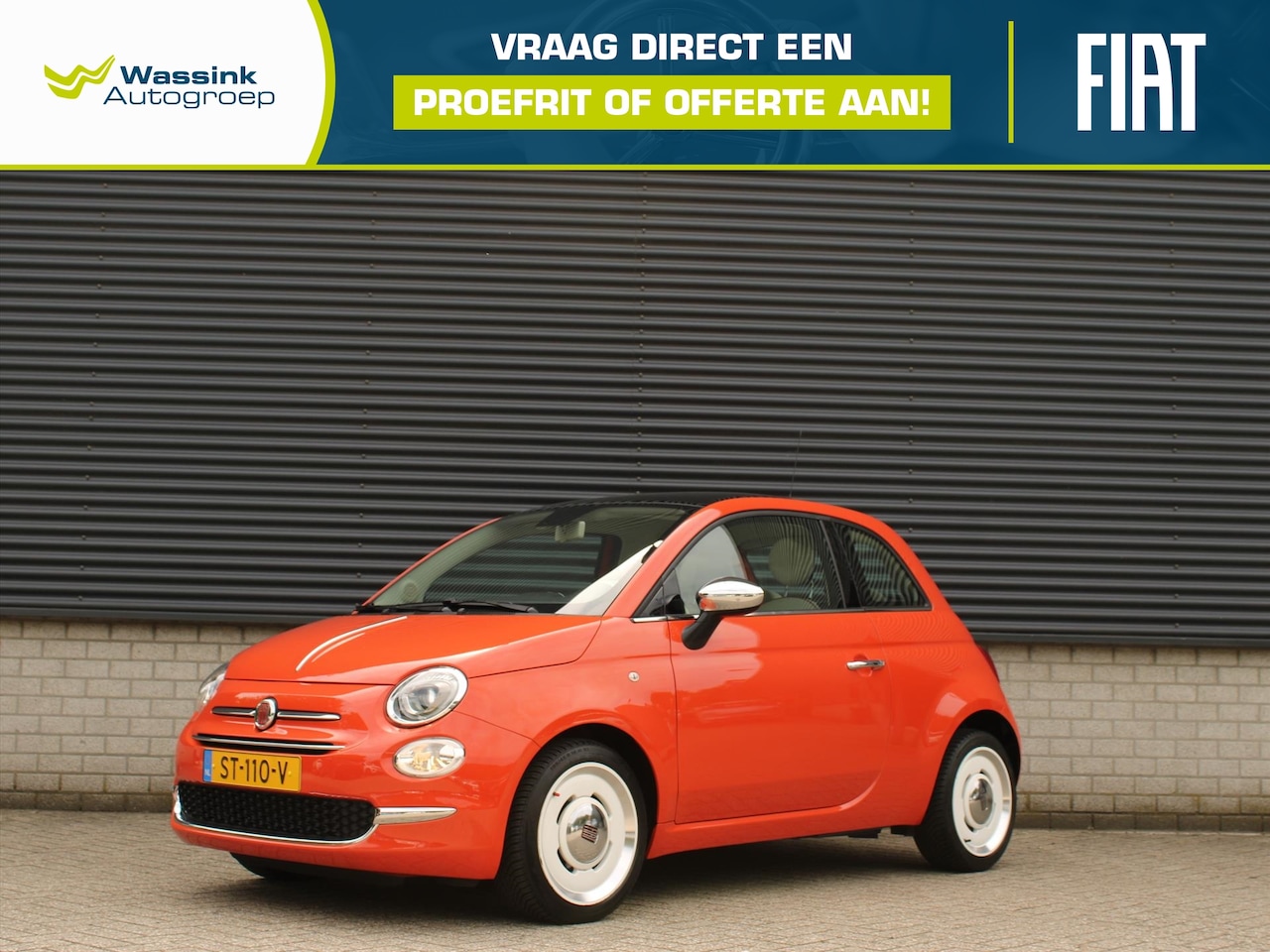 Fiat 500 - I Anniversario TwinAir 80pk I Cruise Control I Panoramadak I Airco I Parkeersensoren I App - AutoWereld.nl