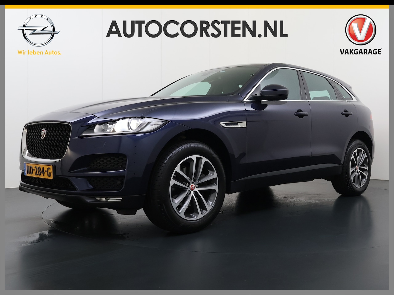 Jaguar F-Pace - 2.0D AWD Autom. Portfolio Leder Panoramadak Digitaal Dashboard Camera Meridian®-Audio Navi - AutoWereld.nl