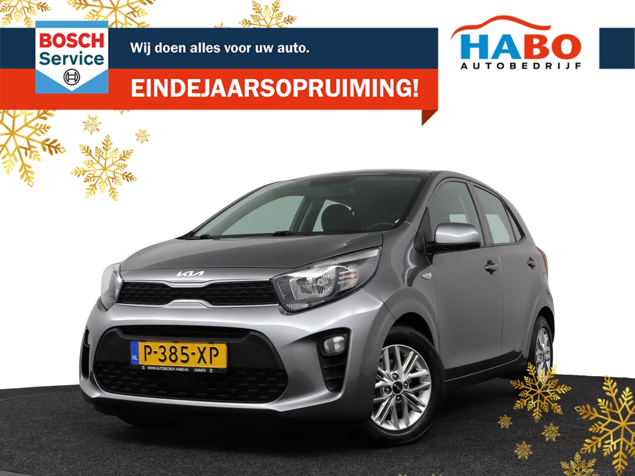 Kia Picanto - 1.0 DPI DYNAMICLINE 4Z AUTOMAAT AC/CRUISE/APPLE.CARPLAY/CAMERA/25.000KM!! - AutoWereld.nl