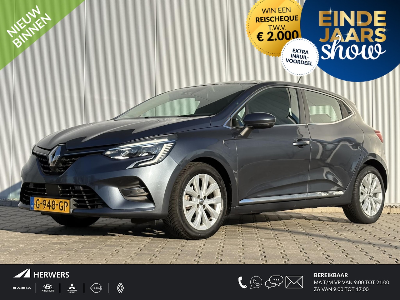 Renault Clio - 1.0 TCe Intens / Airco / Navigatie / Kunstlederen bekleding / Cruise Controle / - AutoWereld.nl