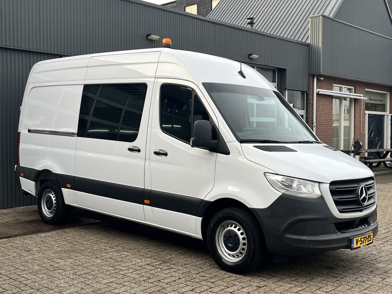Mercedes-Benz Sprinter - 314 2.2 CDI L2H2 Werkplaats inrichting Airco Cruise controle Trekhaak 2800kg Kastinrichtin - AutoWereld.nl