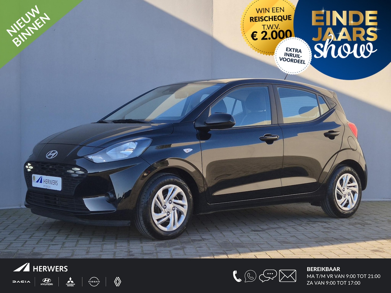 Hyundai i10 - 1.0 Premium Handgeschakeld / Fabrieksgarantie tot 09-2029 / Stuur en Stoel verwarming / Ac - AutoWereld.nl