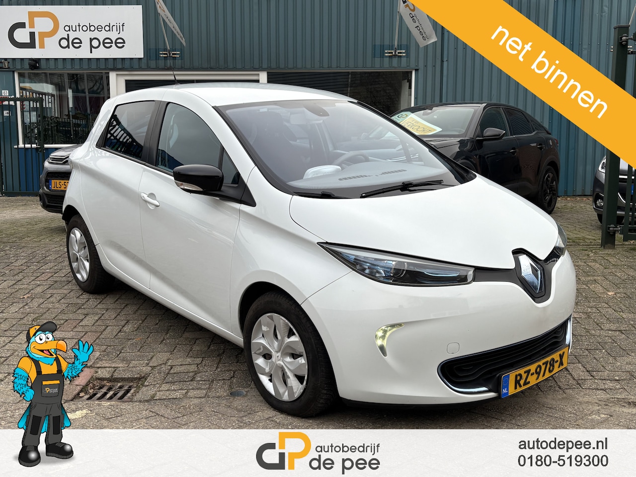 Renault Zoe - Q210 Life Quickcharge 22 kWh GARANTIE/INCL.ACCU/CLIMA/NAVI/PARKEERSENS./LICHTMETAAL rijkla - AutoWereld.nl