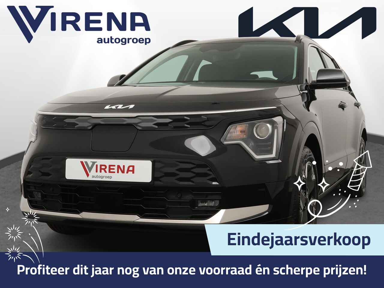 Kia Niro EV - DynamicLine 64.8 kWh - Navigatie - Apple Carplay/Android Auto - Parkeersensoren voor en ac - AutoWereld.nl