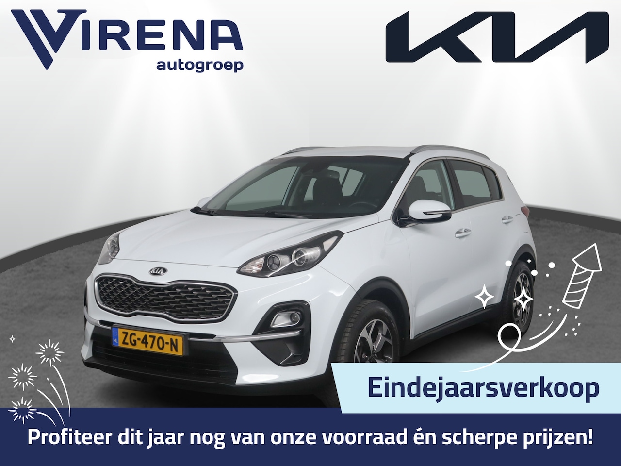 Kia Sportage - 1.6 T-GDI 4WD DynamicLine - Rijklaar - Navigatie Full map - trekhaak - - Trekgewicht 1600 - AutoWereld.nl